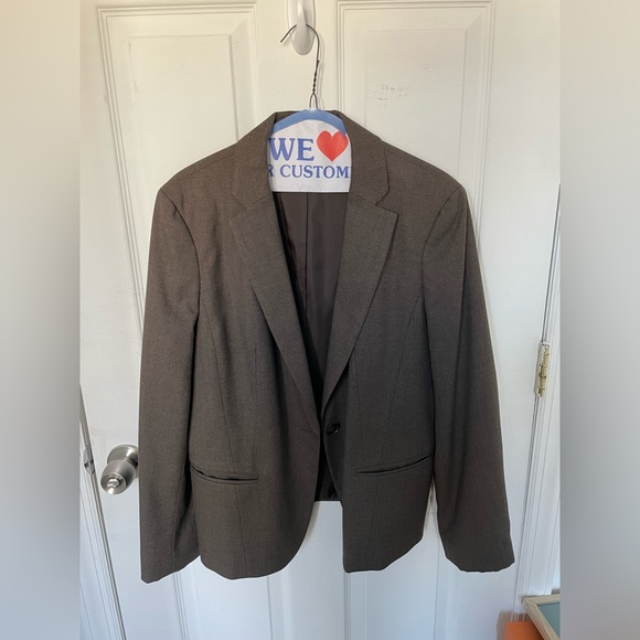 Ann Taylor Brown Blazer - Picture 1 of 3